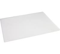 Kesper Planche à découper, blanc, PE-plastique, 51x38x1,2 cm, 30051