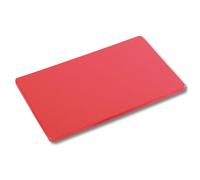 KESPER Planche à découper conforme à la norme HACCP, plastique - Couleur:rouge, 30153
