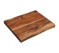 KESPER | Planche à découper et à découper, matériau: bois d'acacia, dimensions: 48x40x4cm, couleur: marron, naturel | 29751