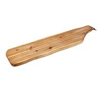KESPER | Planche à découper et de Service, matériau: Bois d'acacia, Dimensions: 71 x 17 cm, épaisseur du Bois : 2,5 cm, Couleur : Marron, Naturel | 28195 13