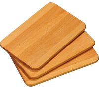 Kesper 85003 planche à petit-déjeuner hêtre brun 23 x 15 x 1 cm 3 pièces