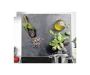 Kesper Plaque de découpe multi-verre/couvercle Basil 56 x 50 x 1,4 cm.