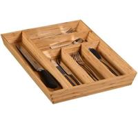 Kesper Range-couverts avec 6 compartiments en bambou