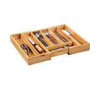 Kesper | Range-couverts extensible en bambou, dimensions : 28,5-40 cm x 33,5 x 6 cm, couleur : marron | 58084 13
