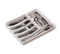 Kesper | Range-couverts - Range-couverts pour le tiroir, matériau: plastique (PP), dimensions: 40,5 x 30,5 x 4,5 cm, couleur : blanc, gris | 30092