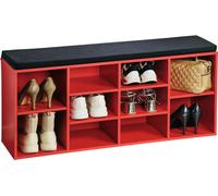 KESPER Rangement pour chaussures avec banc rouge 103,5 x 48 x 29,5 cm