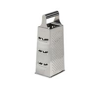 KESPER Râpe carrée avec 4 surfaces de râpe, 10 x 8 x 24 cm | 90690 | Quatre surfaces de râpe pour râper grossièrement et fin