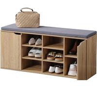 KESPER Shoe Cabinet With Seat With 2 Doors And 6 Compartments 103 X 48 X 305 cm Decor Oak 15928