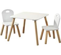 KESPER Table et deux chaises pour enfants blanc 17712