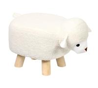 Kesper - Tabouret Design Mouton - env. 47 × 25 × 25 cm - Bois de pin FSC - Polyester - Jusqu'à 50 kg - Monté - 17450