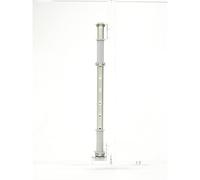 KESSEBÖHMER 79440103 Lemans II Tube d'essieu réglable en hauteur 600-750 mm pour cuisine Carousel rotatif Armoire d'angle en acier doré satiné Argenté