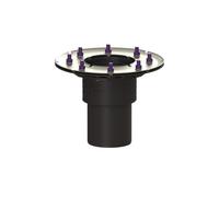 Kessel corps de caniveau de sol cm noir 48812