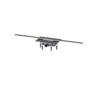 Kessel douche 45200.12 1200 mm, Inox brossé, joint d'étanchéité 50 mm