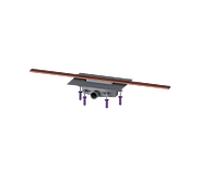 Kessel douche 45203.10 1000 mm, cuivre brossé, joint d'eau 50 mm