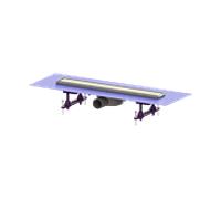 Kessel douche Kessel 45600.61M 550mm, avec manchon d'étanchéité, corps de vidange