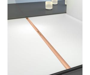 KESSEL Linearis Infinity 60 caniveau de douche, pour une installation à plat DN 40, 45303.08,