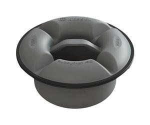 KESSEL Siphon Anti Odeur pour Bonde Ultraplat - Bouchon de Drain Gris en Plastique