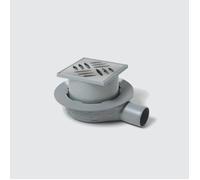 Kessel - Siphon de sol Ultra plat 54 avec grille et membrane d'étanchéité