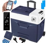 KESSER® 50 litres Glacière à compresseur électrique Glacière de congélation, avec Commande APP Raccordement USB, Réfrigérateur jusqu'à -20° pour Voiture, Camion, Bateau, Camping-Car