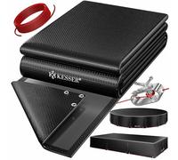 KESSER® Bâche de piscine solaire rectangulaire 410x220cm - Bâche de protection pour piscine en PE de 200g/m² - Inclus : corde en acier + tendeur avec œillets - Bâche solaire UV-résistante, résistante