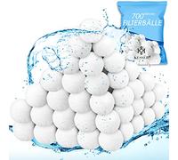 KESSER® Balles de Filtration polysphères Filtre Filtre à Sable 700 g remplacent 25 kg de Sable filtrant Accessoires Remplacement Filtre de Piscine Système de Filtration, 1400g (2X 700g)