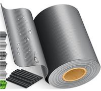 KESSER® Bandes brise-vue en PVC - Clôture double fil - Opaque - 70 m x 19 cm - 60 clips de fixation - Résistant aux intempéries et au vent - Film de clôture - Clôture de jardin - Anthracite