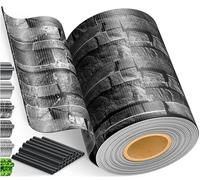 KESSER® Bandes brise-vue en PVC - Clôture double fil - Opaque - 70 m x 19 cm - 60 clips de fixation - Résistant aux intempéries - Protection contre le vent - Film de clôture - Brise-vue - Clôture de