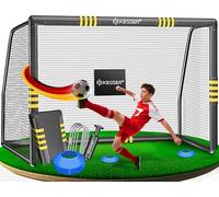 KESSER® Cache de Foot de Qualité Supérieure 300 cm, Entraînement de Tir, Filet Résistant aux UV, Cadre en Acier avec Rembourrage, Crochet de Terre, Pompe à Air, Chapeau, Accessoires de Montage