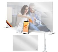 KESSER® Chauffage Infrarouge économe en énergie - 500W, 2 en 1, Appareil Sur Pied et Montage Mural, Chauffage électrique avec Détection Fenêtre Ouverte, Télécommande et Contrôle par Application