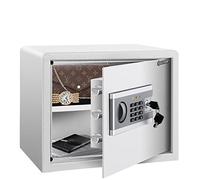 KESSER® Coffre-fort Électrique | Boîtier à piles inclus | Coffre-fort électronique | Triple verrouillage à double boulon | Coffre-fort mural ou à poser au sol | Coffre-fort à poser, L argent