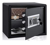 KESSER® Coffre-Fort Électronique | Boîtier à Piles Inclus | Triple Verrouillage à Double Boulon | Mural ou à Poser au Sol | (L)