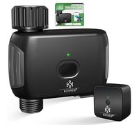 KESSER® Contrôle d'arrosage avec WiFi - Ordinateur d'arrosage pour jardin et balcon - Système d'irrigation avec minuterie - Application d'arrosage automatique et commande vocale - 20 plans de temps -
