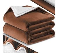 KESSER® Couverture Douillette Sherpa Moelleux Extra Doux & Chaud en Flanelle - Polaire, Résistante aux Plis/Anti-décoloration pour Canapé d'Intérieur