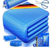 KESSER® Film solaire de piscine 400 µm, Bâche solaire rectangulaire 800 x 500 cm, Bâche de protection solaire flexible à découper, Bâche de piscine pour chauffage de l'eau, Couverture solaire avec