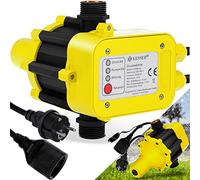 KESSER Interrupteur de pression - 10 bar - Commande de pompe - Eau domestique - Arrosage de jardin - Avec câble - Pression constante de l'eau - Jardin et maison - Arrêt automatique