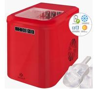 KESSER® machine à glaçons | Machine à glaçons acier inoxydable | Machine à glace | rouge