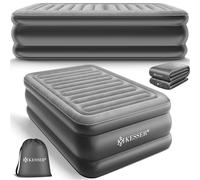 KESSER Matelas Gonflable Lit Gonflable Lit d'appoint autogonflant avec Pompe électrique intégrée, Matelas pneumatique pour Le Camping ou Un Usage Domestique avec Sac, pour 1 Personne; 203 x 95 x 51cm