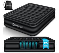 KESSER Matelas Gonflable Lit Gonflable Lit d'appoint autogonflant avec Pompe électrique intégrée, Matelas pneumatique pour Le Camping ou Un Usage Domestique avec Sac, 2 Personnes, 203 x 152,5 x 51 cm