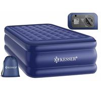 KESSER Matelas Gonflable Lit Gonflable Lit d'appoint autogonflant avec Pompe électrique intégrée, Matelas pneumatique pour Le Camping ou Un Usage Domestique avec Sac, pour 1 Personne; 203 x 95 x 51cm