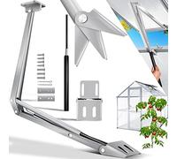 KESSER® Ouvre-vitre Automatique pour Serre 7,5 kg de Force de Levage 45cm de Hauteur d'ouverture Angle d'ouverture continu lève-vitre Ouverture et Fermeture automatiques, 1X