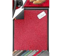 KESSER Paillasson professionnel dans de nombreuses tailles - Antidérapant - Résistant aux intempéries - Lavable en machine - Pour porte d'entrée et entrée d'appartement - Rouge bordeaux - 50 x 80 cm