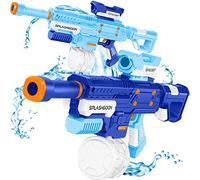 KESSER® Pistolet à Eau Set de 2 Pistolets à Eau Pistolets à Eau avec Lunette de visée Très Puissant Portée 16m, capacité 650ml Jouets d'extérieur pour Enfants et Adultes