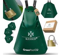 KESSER® Sac d'arrosage pour arbres set 2x sacs à 75L & sacs d'arrosage pour arbres Sac en PVC durable résistant aux UV Sac d'arrosage pour arbres Système d'arrosage jardin avec serrure vert