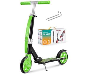 KESSER® Scooter pour Enfants de Ville Trottinette Pliable réglable en Hauteur, Kickscooter jusqu'à 100kg, Frein de Roue Arrière, Jusqu'à 190cm de Hauteur, Sangle de Transport Incluse