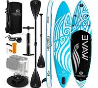 KESSER® Set Sup Board Gonflable Stand Up Paddle Board Premium 320 cm Surfboard Sports Aquatiques | 6 Pouces d'épaisseur | Accessoires complets | 130kg