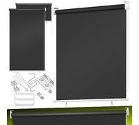 KESSER® Store Vertical Marquise de Balcon Protection visuelle Protection Solaire Store latéral Ombrage, Stable et résistant aux intempéries, pour Balcon, terrasse, Jardin, Anthracite, 140x240cm