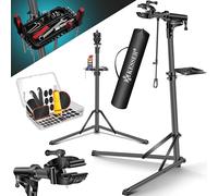 KESSER Support de montage de vélo professionnel en aluminium pour vélos de montagne, vélo électrique, support de montage pour charges lourdes, support de vélo + sac avec dispositifs de libération