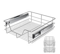 KESSER® Tiroir télescopique ✓ Cuisine ✓ Armoire ✓ Sortie totale ✓ 2x 50cm