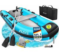 KESSER® Wave - Bateau pneumatique 2,30 m pour 2 personnes - Moteur Wave - Convient pour les loisirs - Bateau à pagaie - Bateau à moteur - Bateau à moteur - Bateau à moteur - Bateau à moteur - Bateau à