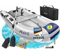 KESSER® Wave - Bateau pneumatique 2,30 m pour 2 personnes - Moteur Wave - Convient pour les loisirs - Bateau à pagaie - Bateau à moteur - Bateau à moteur - Bateau à moteur - Bateau à moteur - Bateau à